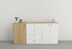 Bahiut 3 Puertas 4 Cajones