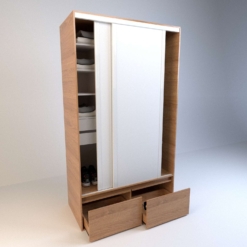 Placard Corredizo C/Cajon 1.20m